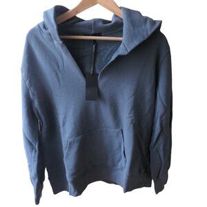 h:ours - Women midnight grey slouchy Hoodie- Size: XS-NWT